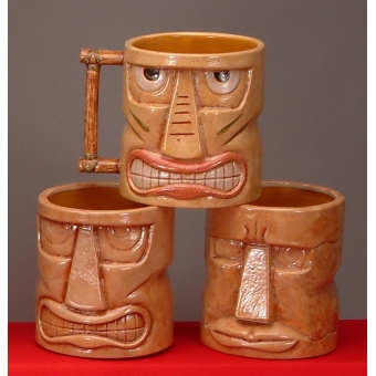 Plaster Molds - Anger Tiki Mug